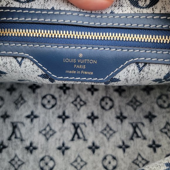 ❌❌ SOLD ❌❌ Monogram Jacquard Denim 25 Speedy Bandouliere Navy Blue - **RARE** - Picture 13 of 16